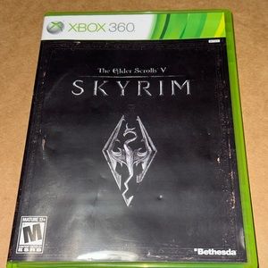 Skyrim, the elder scrolls V Xbox 360